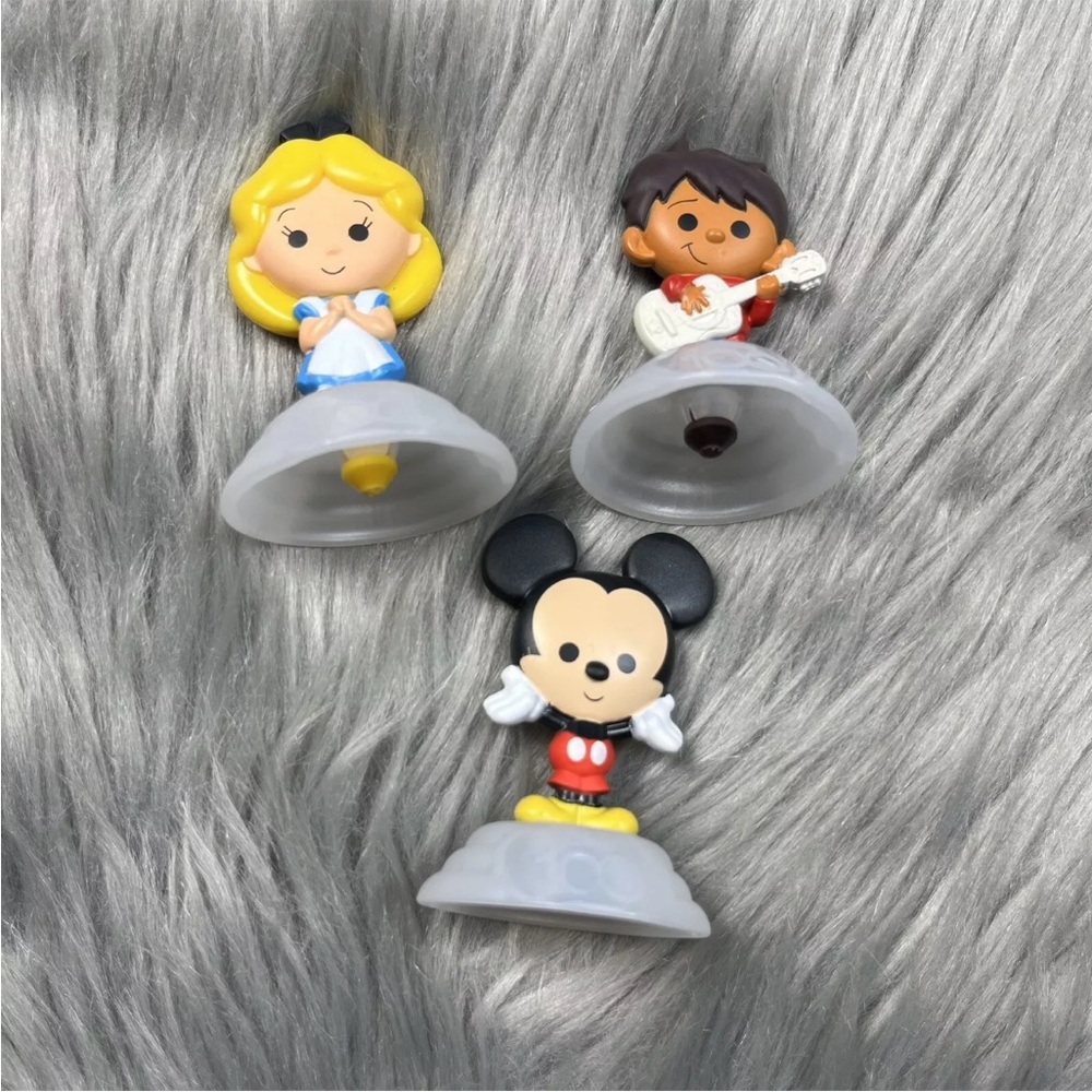 Disney 100 Celebration McDonald’s Happy Meal Toy Lot Of 3 Coco Alice Mickey